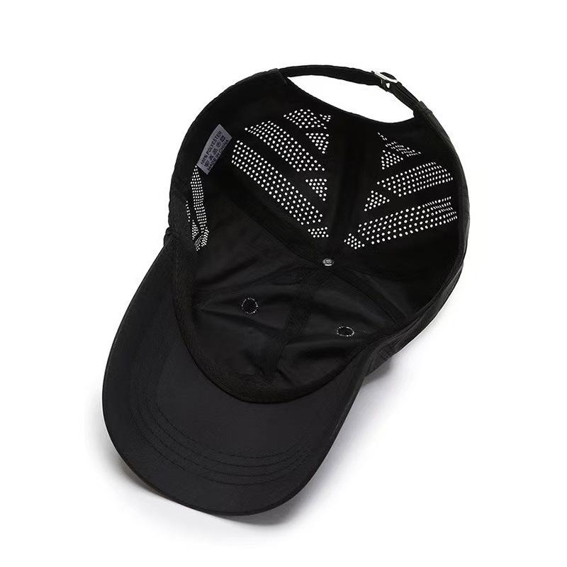 Outdoor leisure baseball cap Summer breathable visor quick drying light breathable mesh cap sports cap men and women