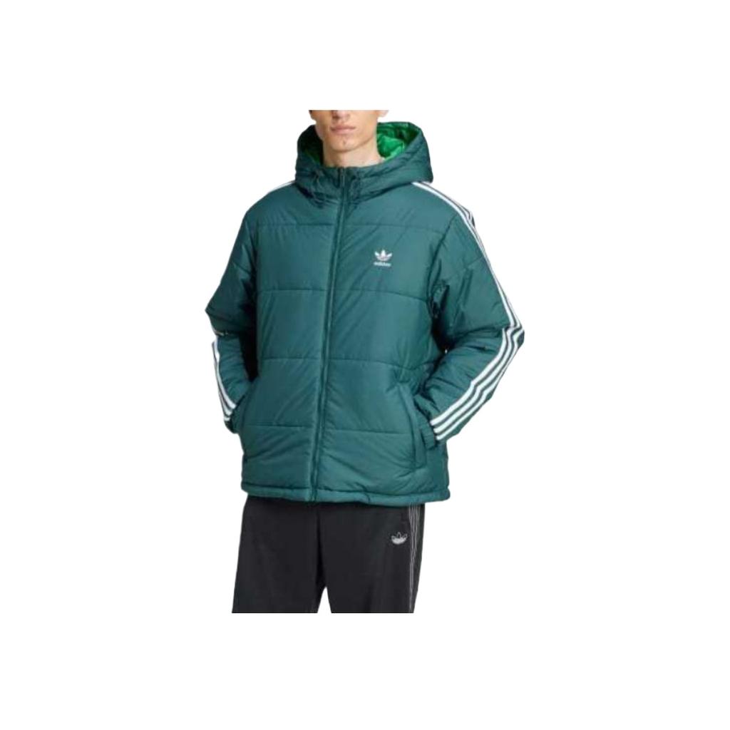 adidas Originals Adicolor Confortevole Lussuoso Versatile Moda Logo Tinta Unita Giacca Uomo Giacca Verde JD9072