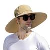 Detachable Hat Top Large Brim Sun Hat Foldable Sun Protection Hat Sports Fisherman Hat  Man