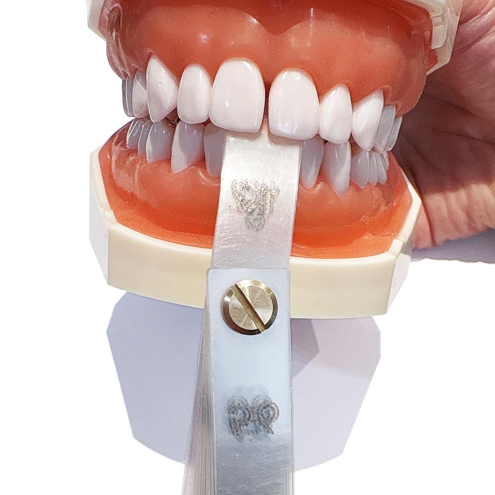 Dental Leaf Gauge High Quality Occlusal Measurement Ruler Tools Autoclavable Numbered 56 Pieces 0.1mm Thickness