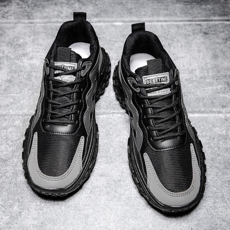 Tire sports shoes trend low-top breathable running shoes autumn new fashion versatile sports and leisure men's shoes