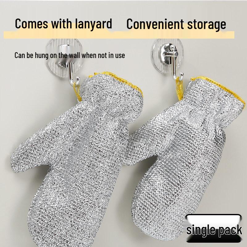 ZISIZ Steel Wire Dishwashing Gloves