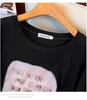 Women's Plus Size Slimming Loose Mid-Length Round Neck T-Shirt (Short Sleeves) 