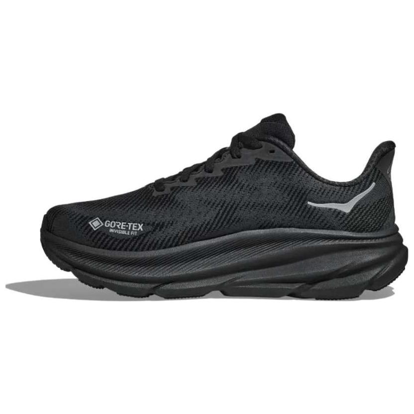 HOKA Clifton 9 GORE-TEX Triple Black 2023 Women Sneakers 1141490-BBLC