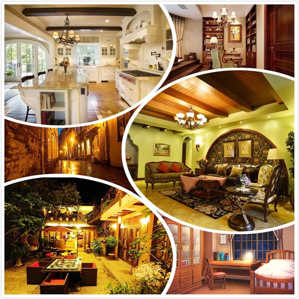 LED Bulbs, E12 Base, Omnidirectional, 40W Equivalent, Chandelier, 12mm Base Diameter, C35, Warm White, 2700K, 360°, High Color Rendering, Clear,