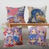 Anime LuckyStar Pillow Case Soft Double Sided Print Sofa Cushion Cover Throw Pillow Covers