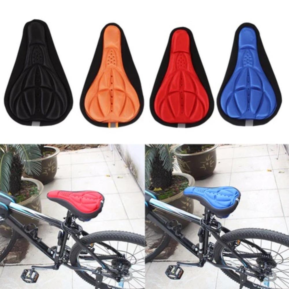 Bicycle Saddle 3D Soft Cycling Seat Cover MTB Mountain Bike Thickene Sponge Pad Comfortable for Saddles Mat Bicycle Accessory