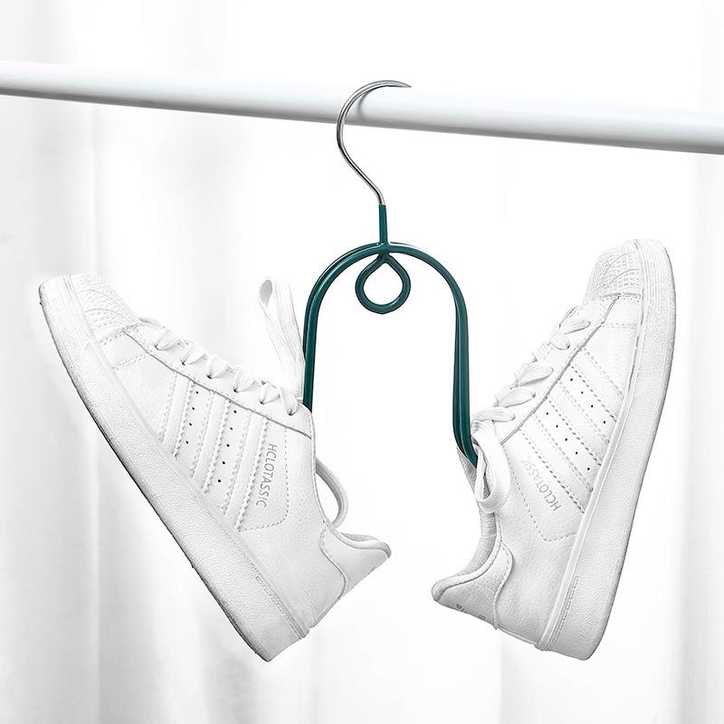Windproof Indoor/Outdoor Shoe Drying Rack & Hanger Combo