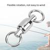 20PCS Stainless Steel Fishing Rolling Connector Fishing Swivel Connector  for Fishing Accessories