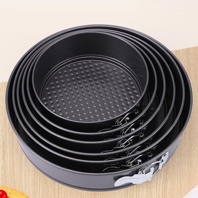 Non-Stick Removable Bottom Cake Pan Set – Round Chiffon Mold Tool