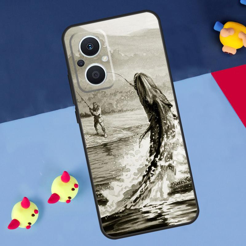 Fish Fishing For OPPO Reno 7 8 Lite 8T 10 11 12 13 14 Pro 11F 12F 13F 14F OPPO Find X8 X5 X6 X9 Pro Case