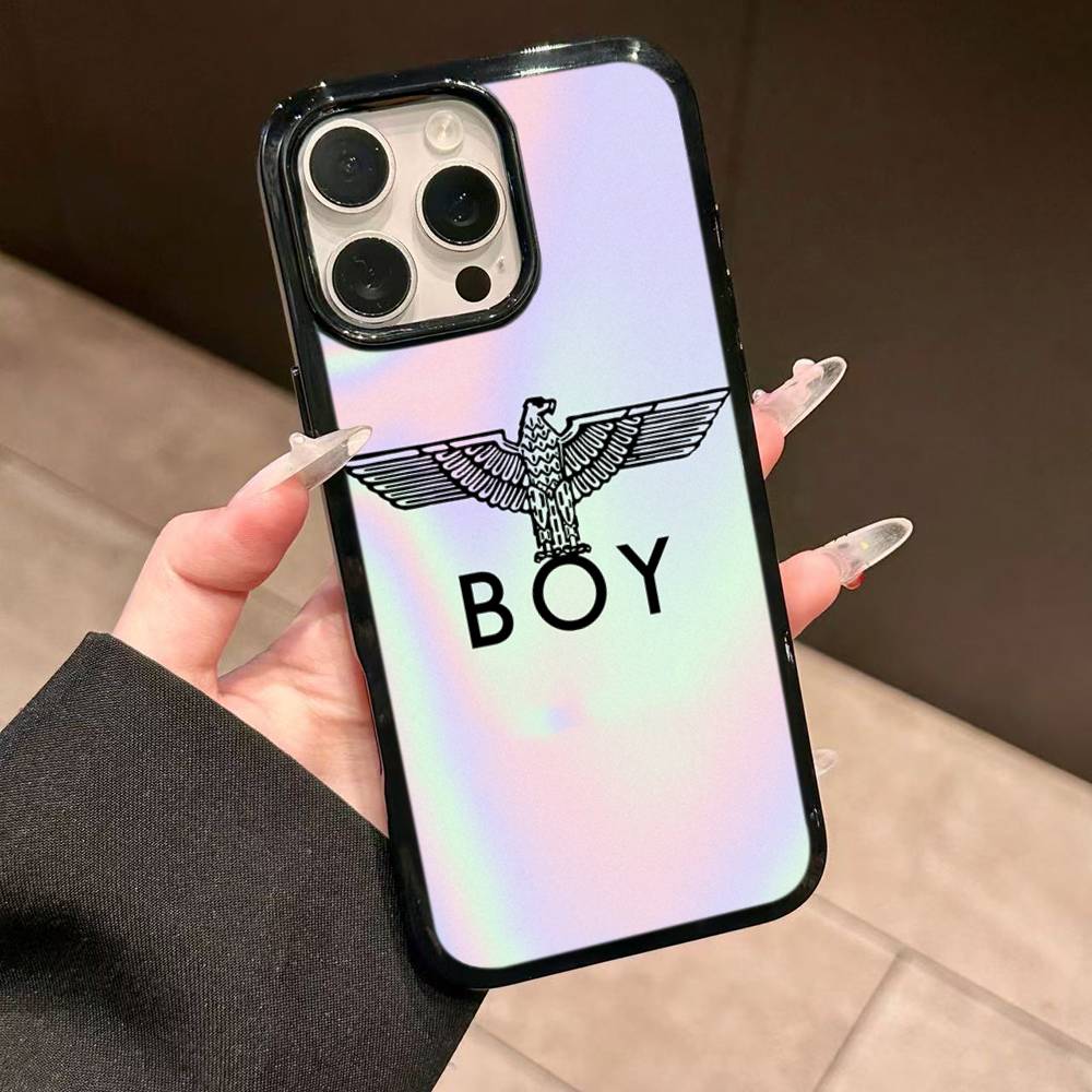 Fashion Brand Boy L-London Phone Case For IPhone 17 Pro 16 Plus 16 Pro Max 15 14 13 12 11 PC+TPU Back Cover