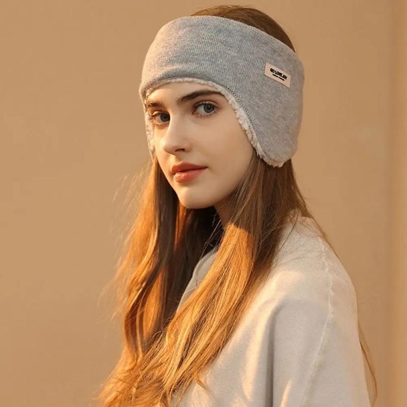 Unisex Autumn Winter Outdoor Sports Sleep Earmuffs Headwear Earmuffs Ear Warmers Hair Band