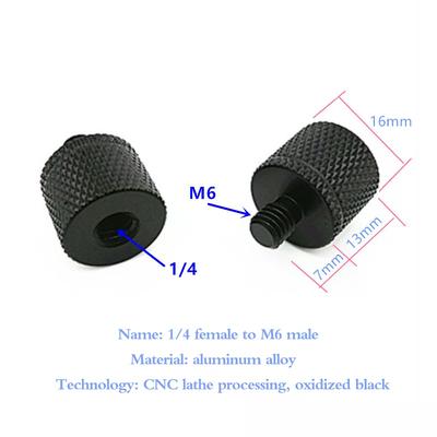 Conversion Screw Dual Nuts Tripod Mount 1/4toM4 M5 M6 M8 M10 Inch Projector Bracket Adapter Converter for DSLR Camera Tripod Acc