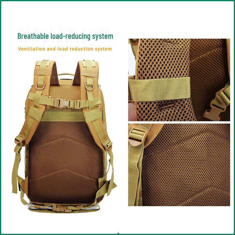 Outdoor Tactical Camouflage Waterproof Hiking Backpack, 45L