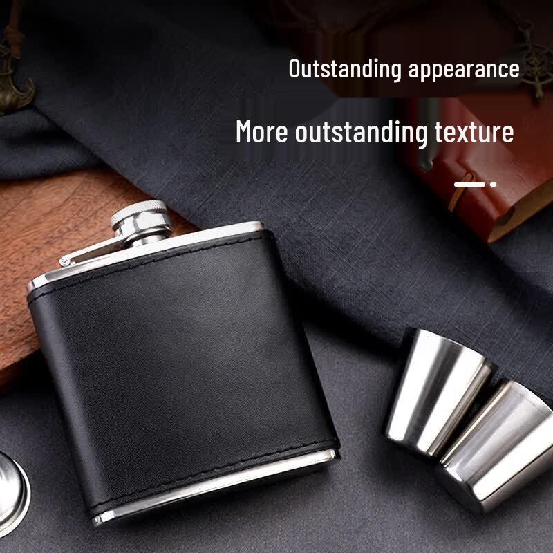 UO SO Portable Stainless Steel Hip Flask