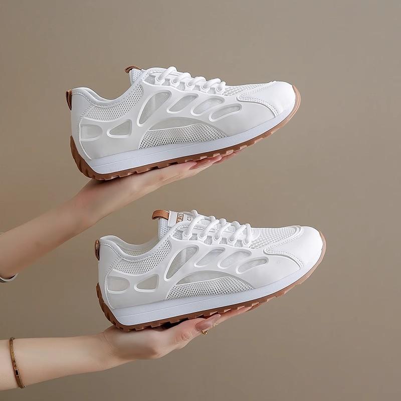 Summer Trend Casual Sports Shoes New Fashion Versatile Thick Sole Heightening Shoes Mesh Breathable