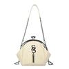 Minimalist Retro Chain Shell Bag - Women's Trendy 2025 Crossbody/Shoulder Bag