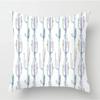Printed Pattern Home Decoration Polyester Fiber Cushion Cover Living Room Sofa Pillow Cover
