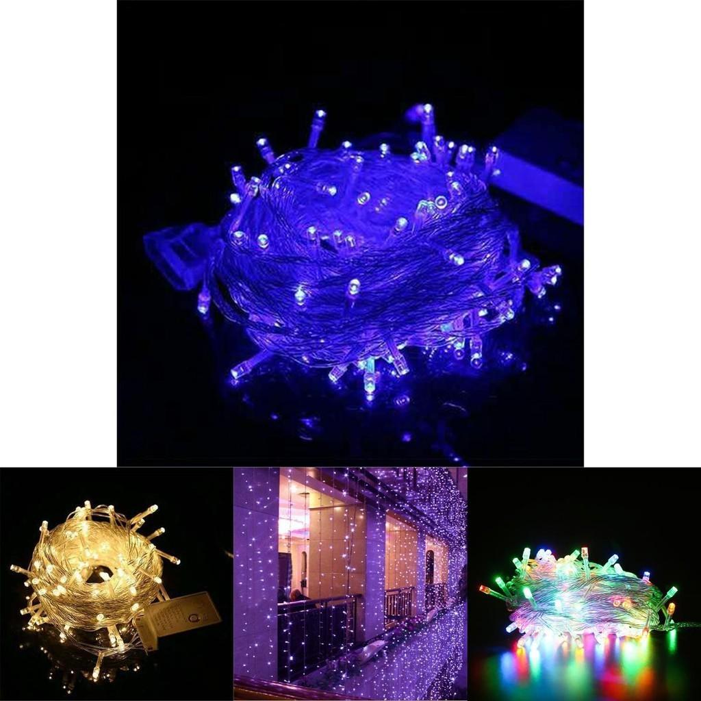 Dazzling 10m 100leds Multi-color Fairy String Lights Ideal For Weddings And Holiday Celebrations