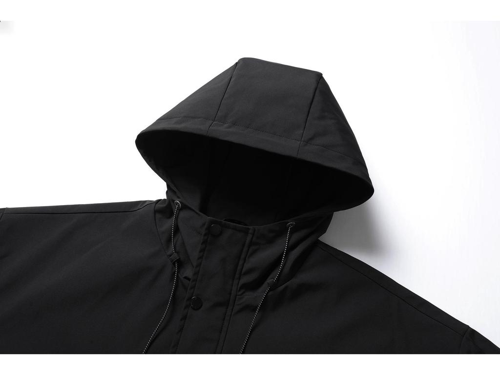 2025 Unisexowa wiatrówka z kapturem: Wodoodporna, Wiatroodporna, Gotowa do podróży, Casualowa kurtka wiosenno-jesienna