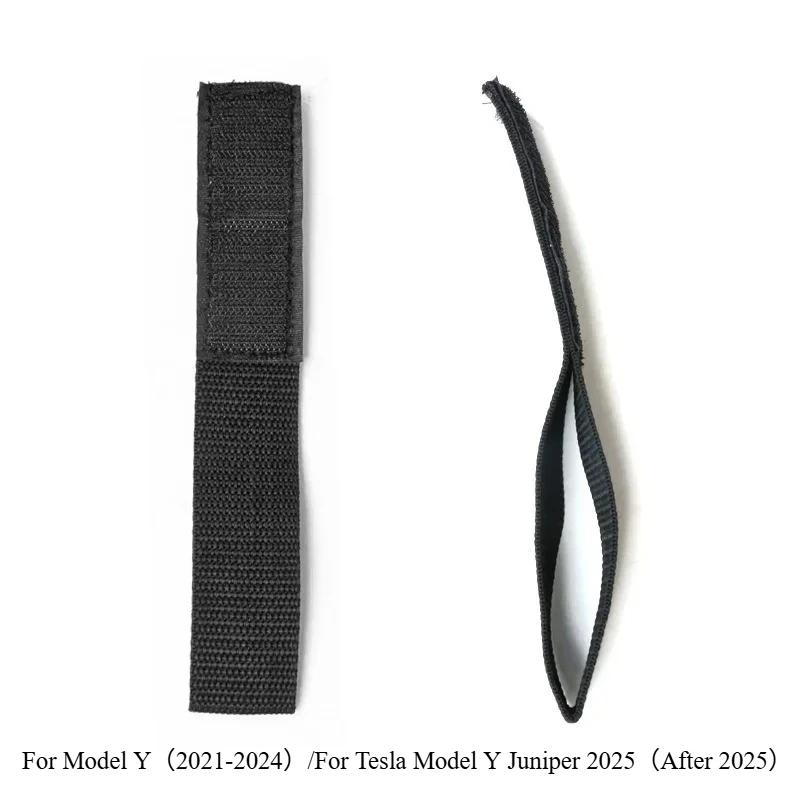 For Tesla Model Y Juniper Rear Trunk Rope DrawString Open Tail Box Cover Handle Pull Rope Organizer Accessories Interior Parts