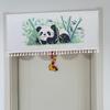 Cartoon Animal Door Curtain With Tassels Self-adhesive Partition Curtains For Bedroom, Bathroom & Home Decor, Privacy Dust Proof