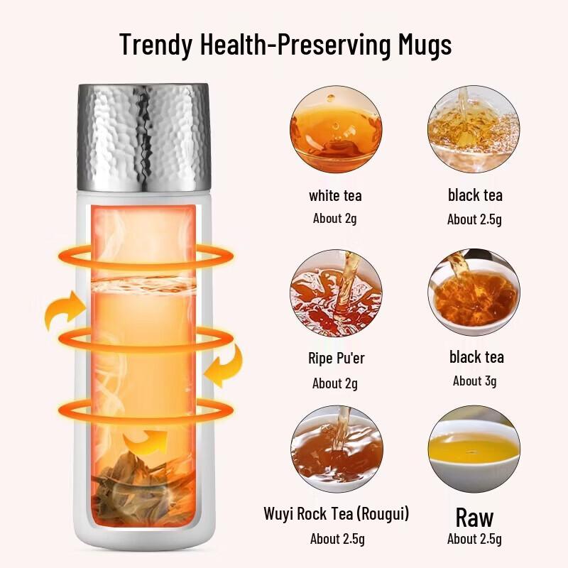 

TAFUCO Stainless Steel Thermal Tea Infuser Mug
