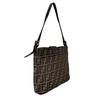 FENDI Zucca Pattern Shoulder Bag Brown Women used