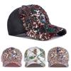 Women Adjustable Glitter Sequin Baseball Cap Sports Casual Mesh Sun Hat Summer