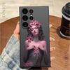 Girl Art Image Phone Case For Samsung Galaxy S25 S24 S23 S22 S21 S20 Ultra FE Plus Note 10 20 Lite 5G Soft Silicone Bottom Cover