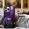 Electric Rock M-M83 Band Phone Case For iPhone17,16,15,14,13,12,11 Plus,For Magnetic Wireless Charge Cover