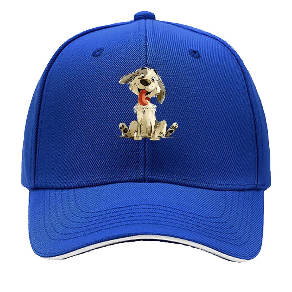 Featuring a Cartoon Dog Design Casual Headwear for Women Trendy Hats for Unisex Festive Top Hats Sandwich Baseball Cap