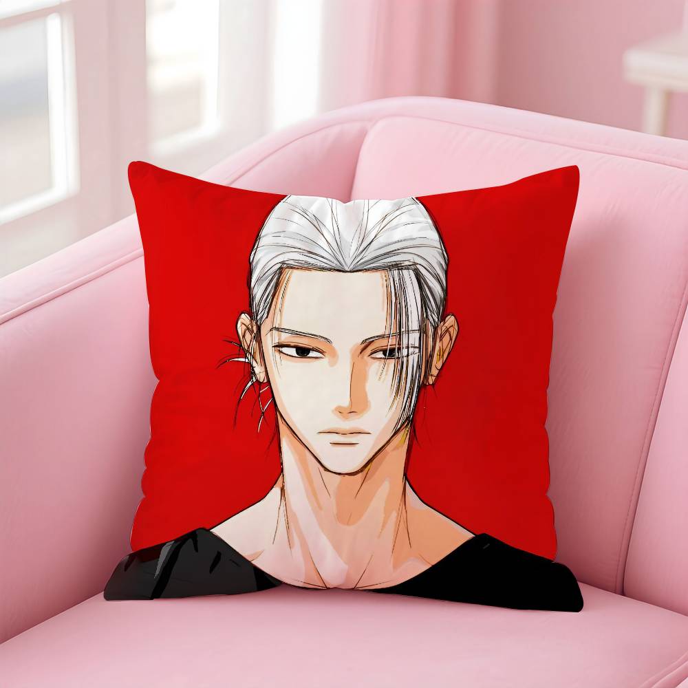 Classic Anime S-Sakamoto Days Pillow Case Anti-Dustmite Pillowcase Invisible Zipper Silky Short Plush Sofa Cushion Cover