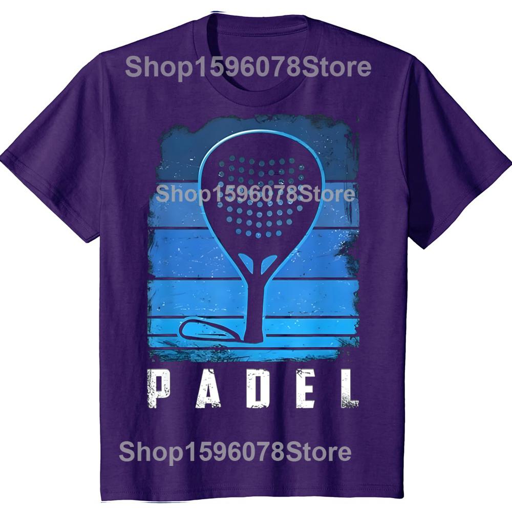 

Funny Racket Sport Player Padel Tennis Graphic Tshirts Men Womens Fashion Casual Tshirt 100 Cotton Loose Oversized T Shirt 4XL