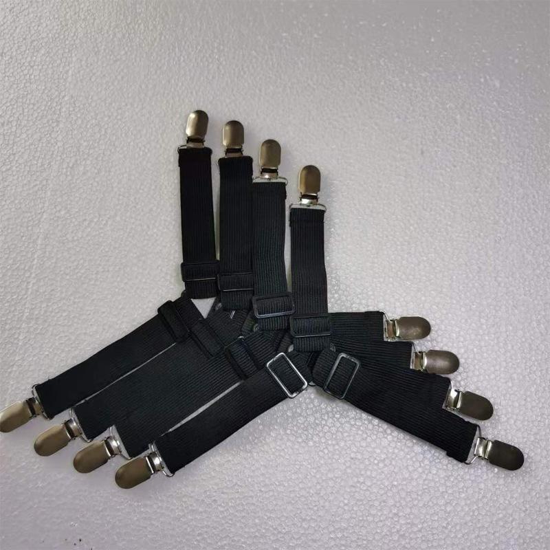 Non-Slip Mattress Sheet Clips with Elastic Bands