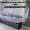 3Pcs Transparent Sofa Protective Film Elastic Edges Furniture Protection  Dormitory