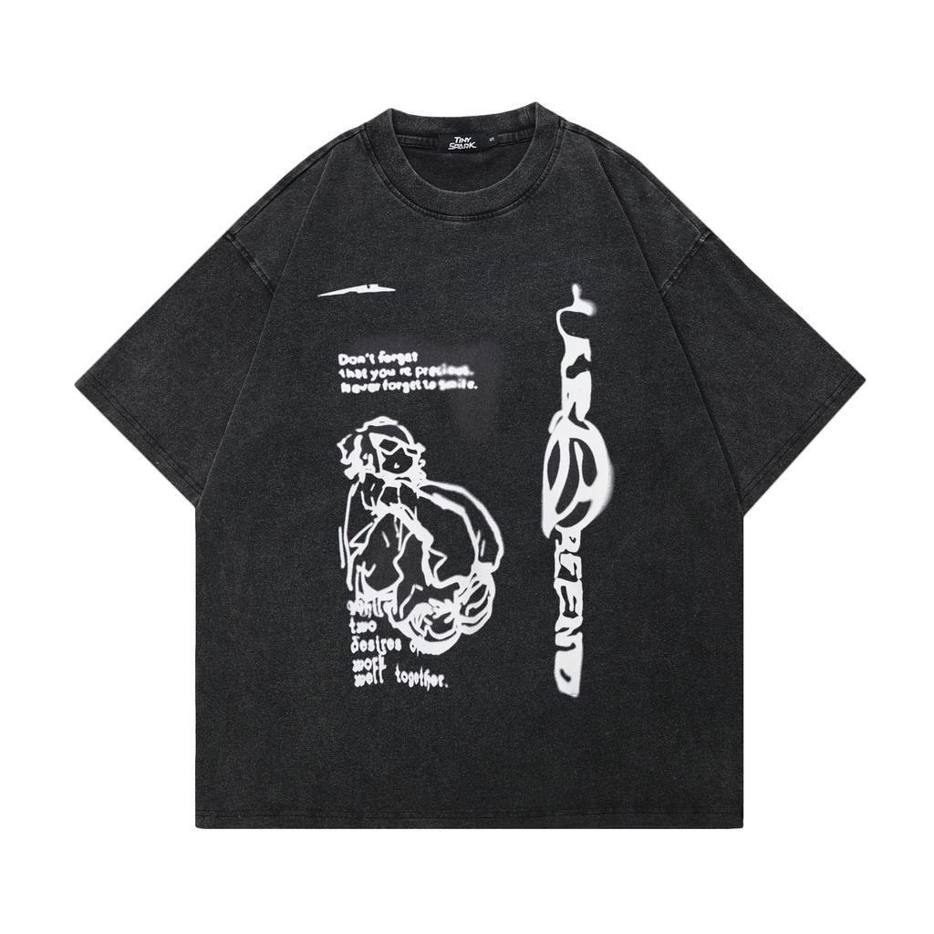 2024 Streetwear Cartoon Characters Graphic Unisex T-Shirt