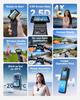 SJCAM C400 Vlogging Camera 4K Action Camera Continuous Image 30m Waterproof Body Camera YouTube Live Streaming and Sports Photography Pocket-Sized