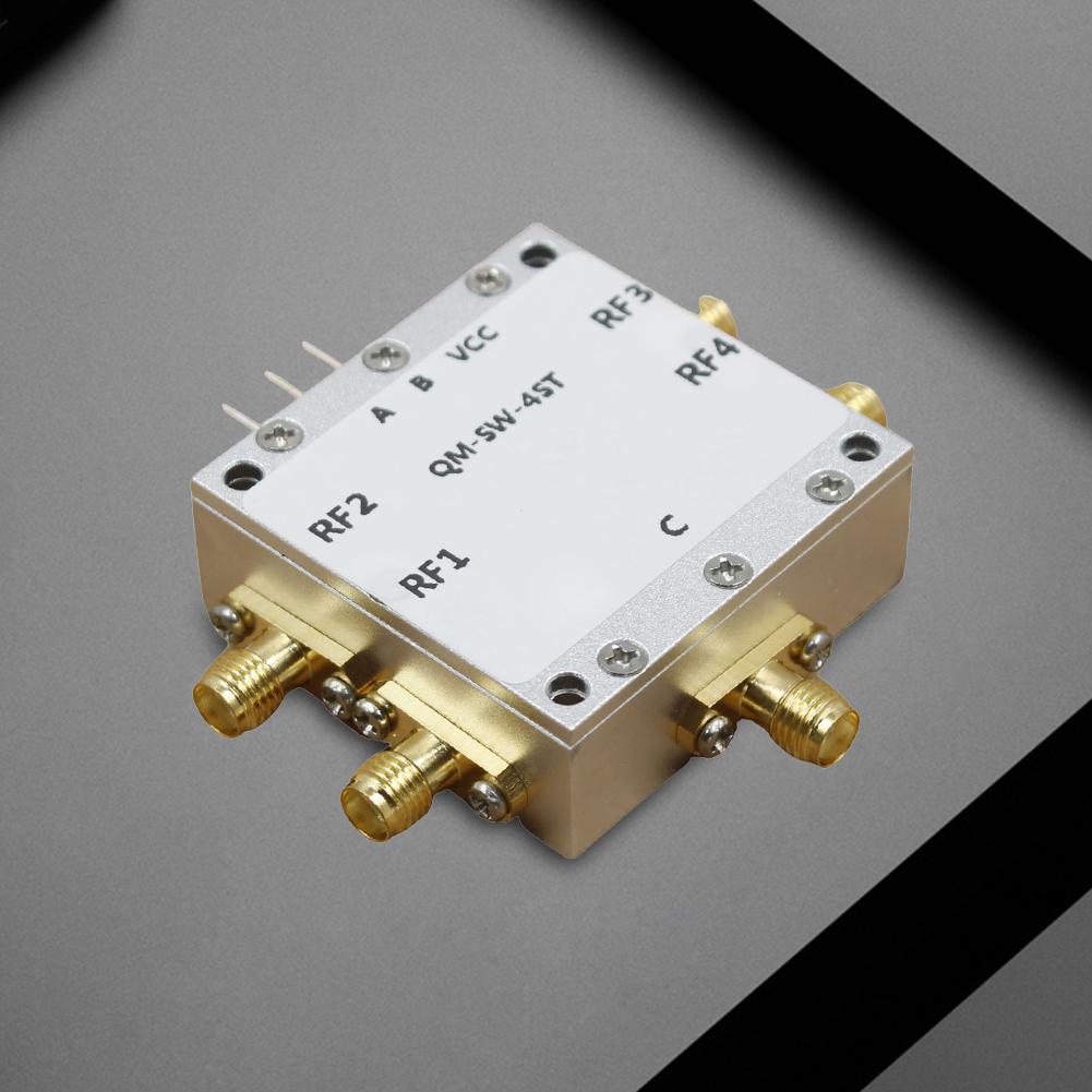 0.1-6GHz All Four Microwave Electronic Switches 1 To 4 Band Switching Control Microwave Signal Channel