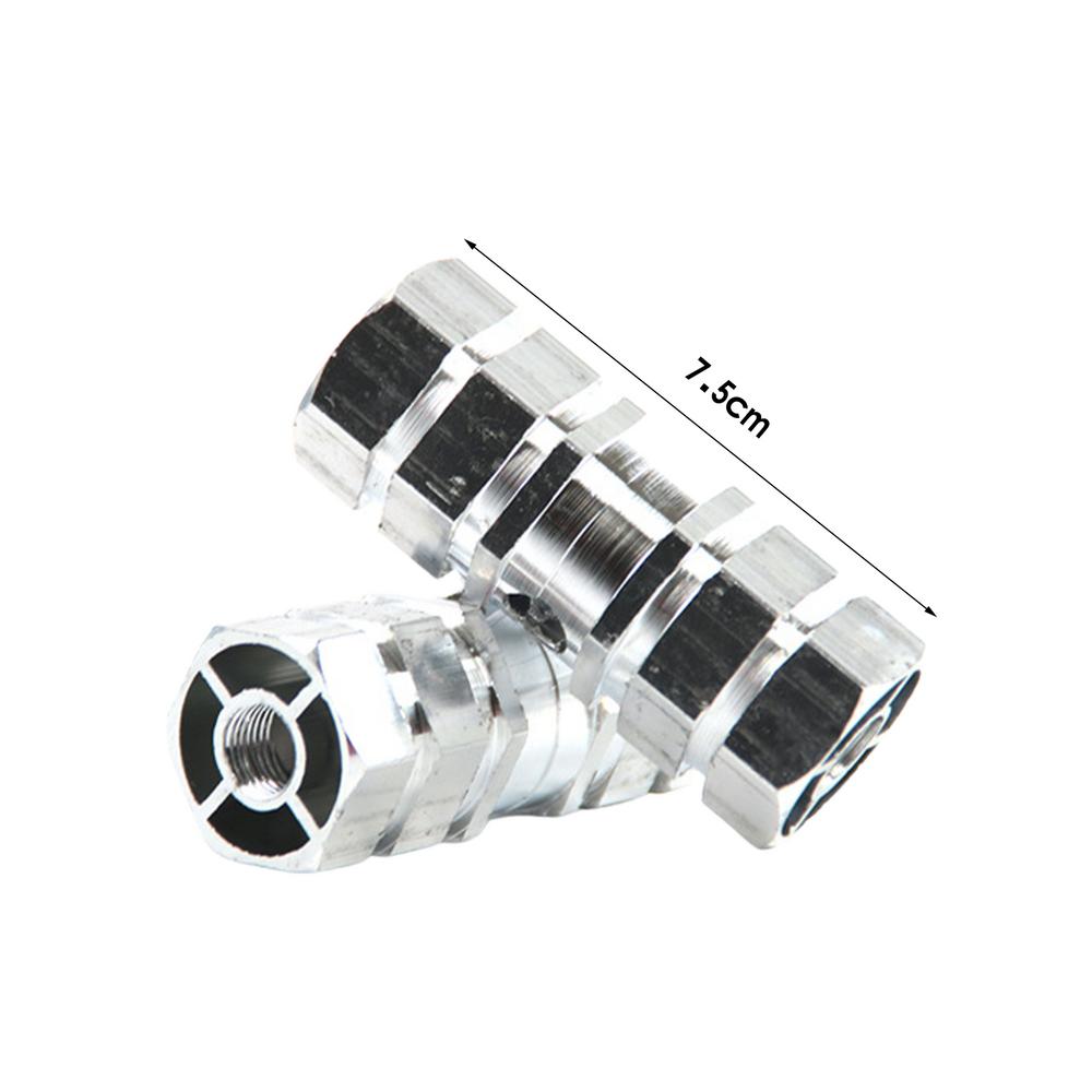 

Racing Bike Foot Pegs Replacement Footrests For Mountain Bike 1 Pair Of Aluminum Alloy Bike Rest Pedals Bike Accessories зелёный