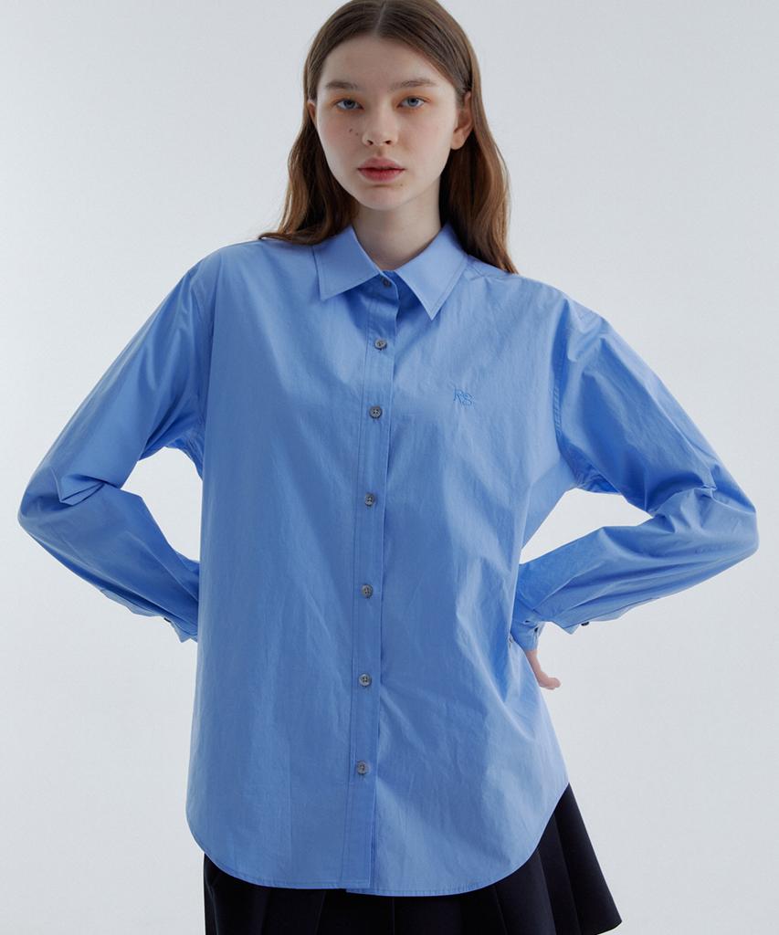 RAVEROUS Rvs Wrap Shirt Blue