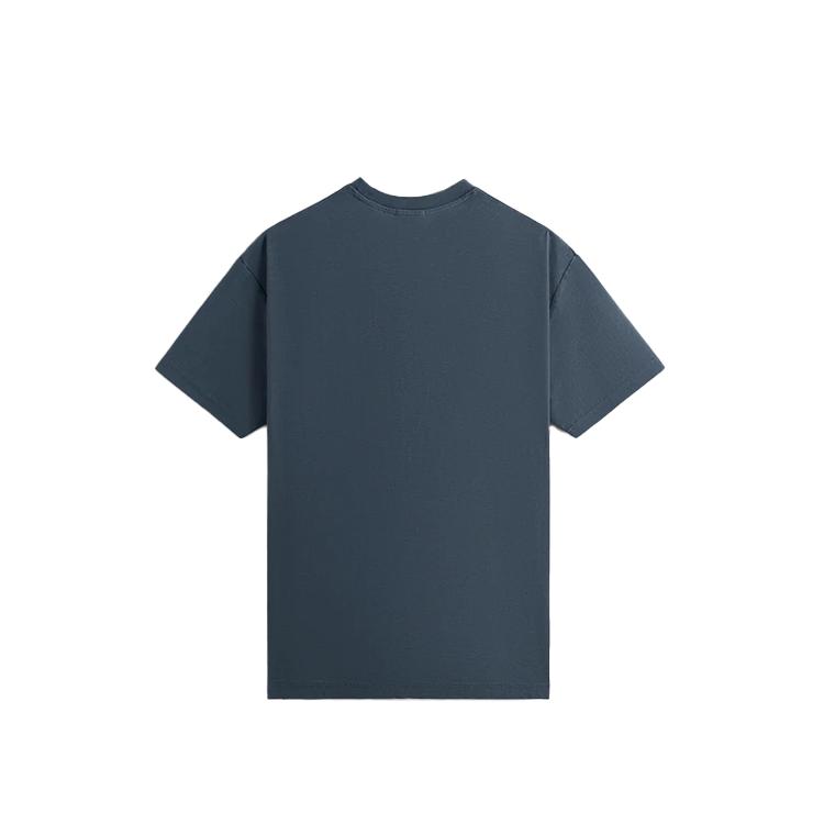 Kith Quinn Tee Border Men Tops Blue KHM032026-5038