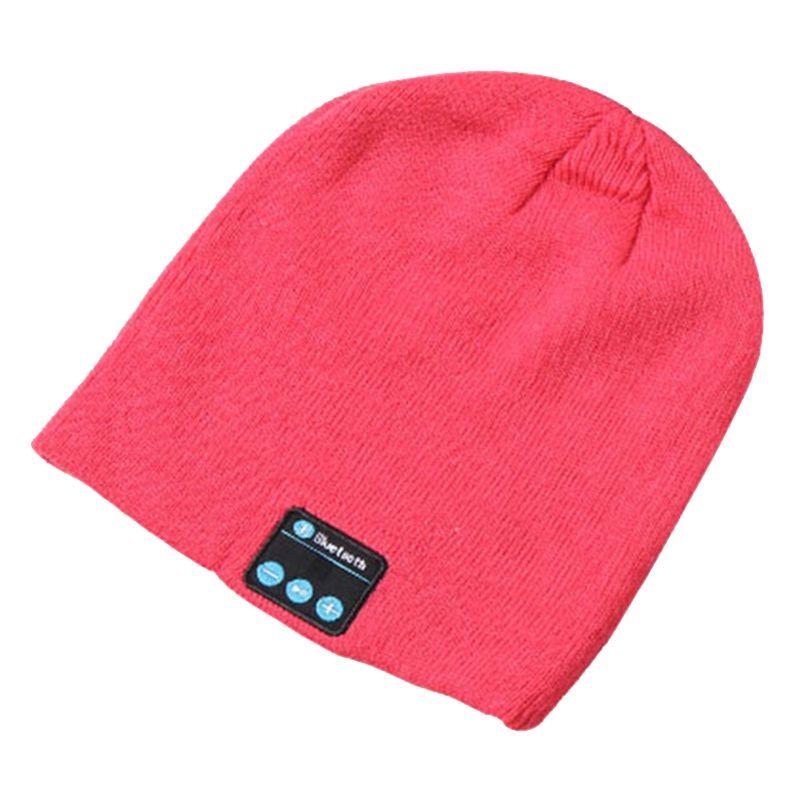 Soft Warm Beanie Hat Bluetooth Smart Cap With Wireless Headphone Set And Speaker Mic