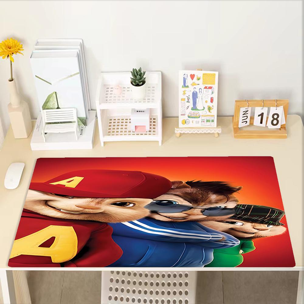 Alvin und die Chipmunks Thema Mauspads, Rutschfeste Gummiunterlage, Multifunktionale Büro- & Heimdekoration, Perfekt für die Personalisierung des Arbeitsplatzes.