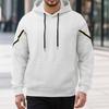 Autumn/Winter Jacquard Heavyweight Men's Warm Hooded Outdoor Sports Hoodie