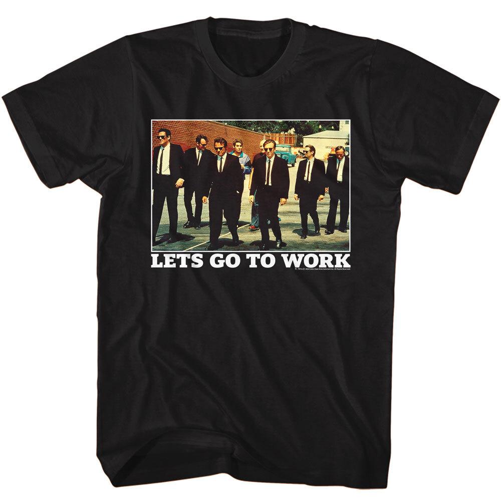 Reservoir Dogs Movie Let Go To Work Full Color Robbery Criminals Men T Shirt S