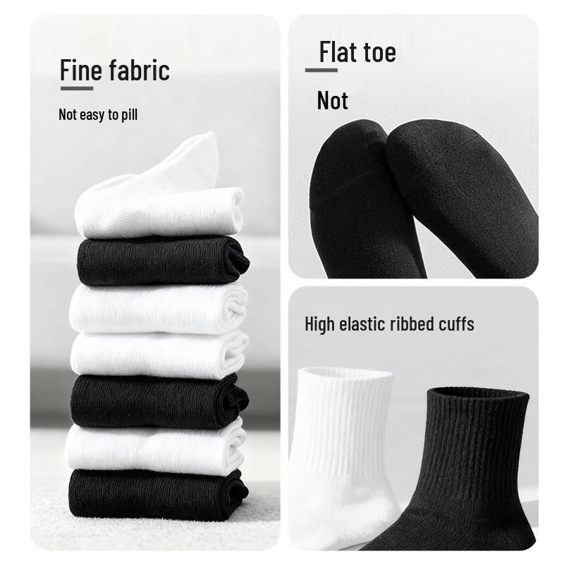 NuoLanSenDi Disposable Antibacterial Mid-Calf Socks