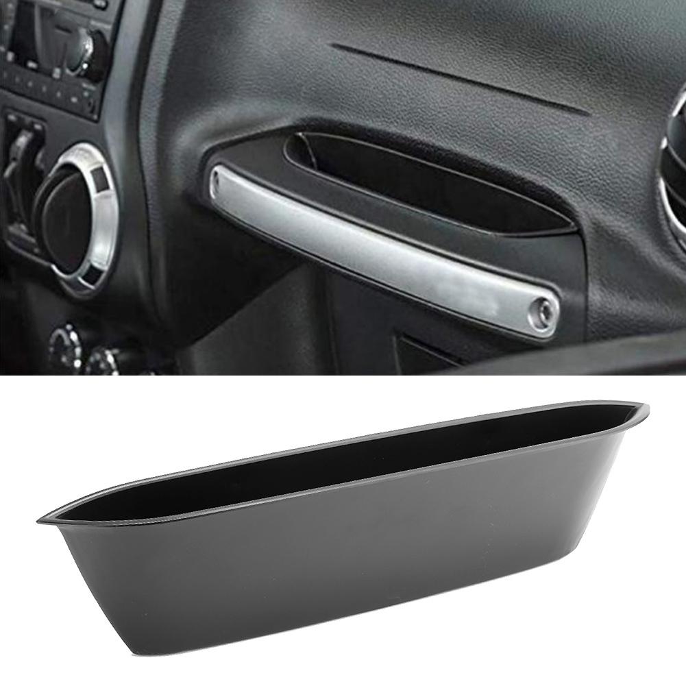 Passenger Side Storage Tray Organizer Grab Handle Storage Box Container Fits for Jeep Wrangler JK 2007 2017