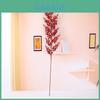 Christmas Berry Faux Flower Ornament With Gold Glitter For Holiday Decor And Gift Wrapping